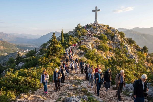 climb the “cross mountain”, krizevac