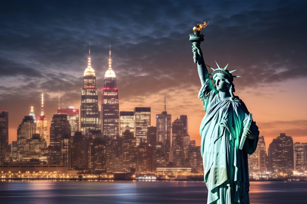 view statue liberty new york city